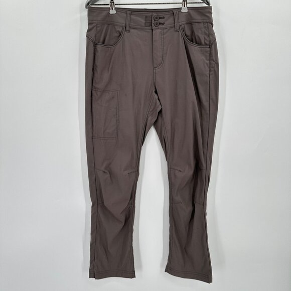Prana Women's Halle II Straight-Leg Pants in Gray Coal sz 8 Short 8S Hiking - Picture 1 of 16